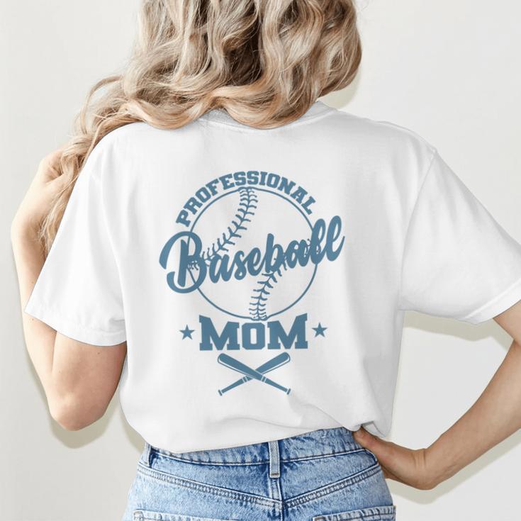 Professional Baseball Mom Team Sports Women's T-Shirt Back Print