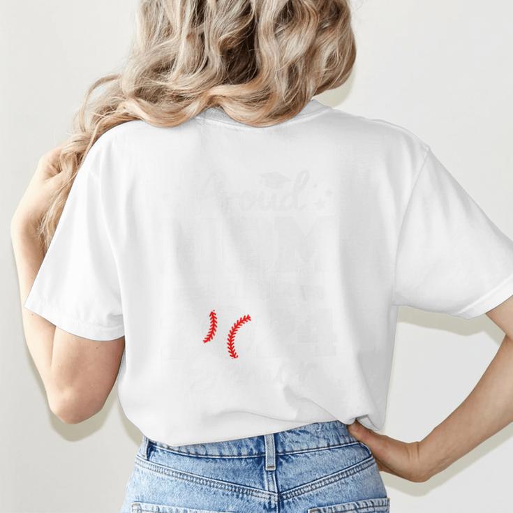 Proud Mom Of a 2024 Senior Baseball Mom 2024 Graduate Premium Women's T-Shirt Back Print Proud Mom Of a 2024 Senior Baseball Mom 2024 Graduate Premium Women's T-Shirt Back Print