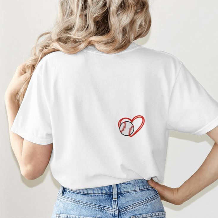 Senior Baseball Mom Class Of 2024 Baseball Player Son 2024 Women's T-Shirt Back Print Senior Baseball Mom Class Of 2024 Baseball Player Son 2024 Women's T-Shirt Back Print