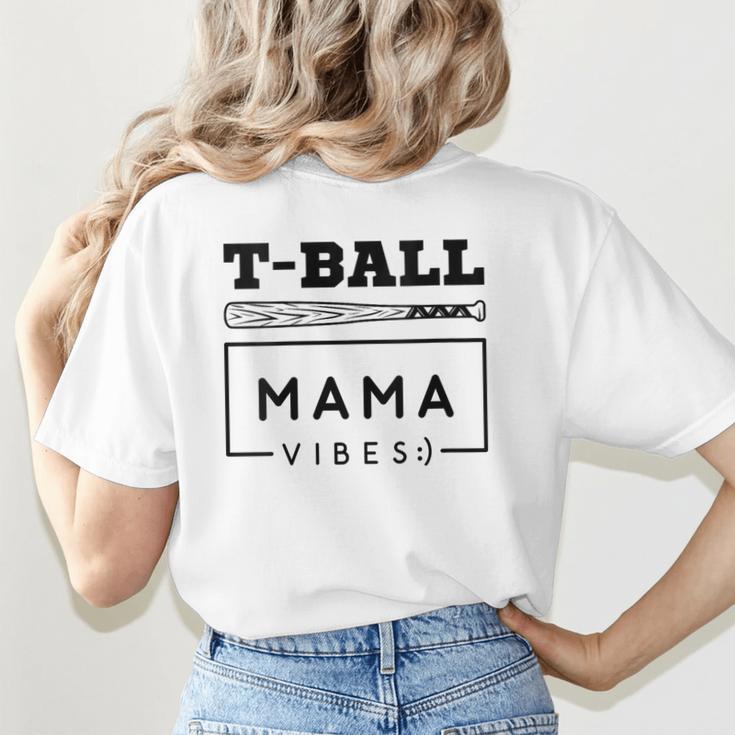 T-Ball Baseball Mom Teeball Mom Mother's Day 2024 Women's T-Shirt Back Print T-Ball Baseball Mom Teeball Mom Mother's Day 2024 Women's T-Shirt Back Print