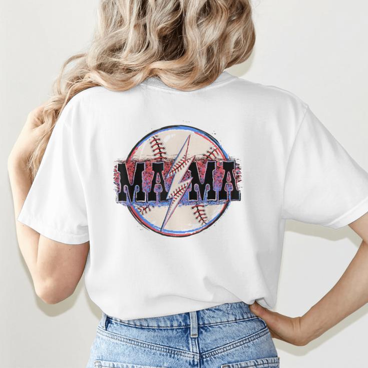 T Ball Mama Baseball Mama Baseball Mom Women's T-Shirt Back Print T Ball Mama Baseball Mama Baseball Mom Women's T-Shirt Back Print
