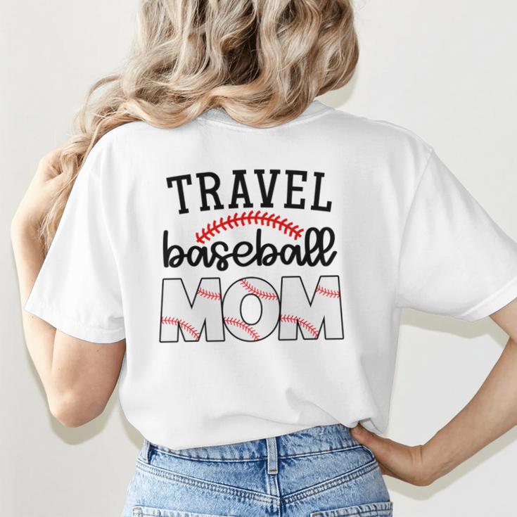 Travel Baseball Mom Sports Mom Baseball Mama Women's T-Shirt Back Print Travel Baseball Mom Sports Mom Baseball Mama Women's T-Shirt Back Print