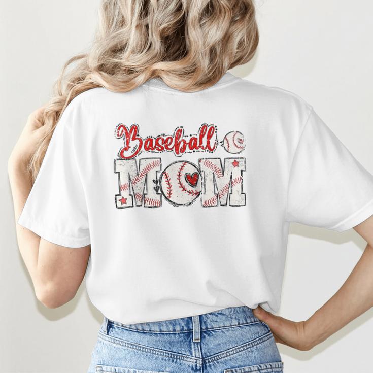 Vintage Baseball Mom Sport Humor Raglan Baseball Tee Women's T-Shirt Back Print Vintage Baseball Mom Sport Humor Raglan Baseball Tee Women's T-Shirt Back Print