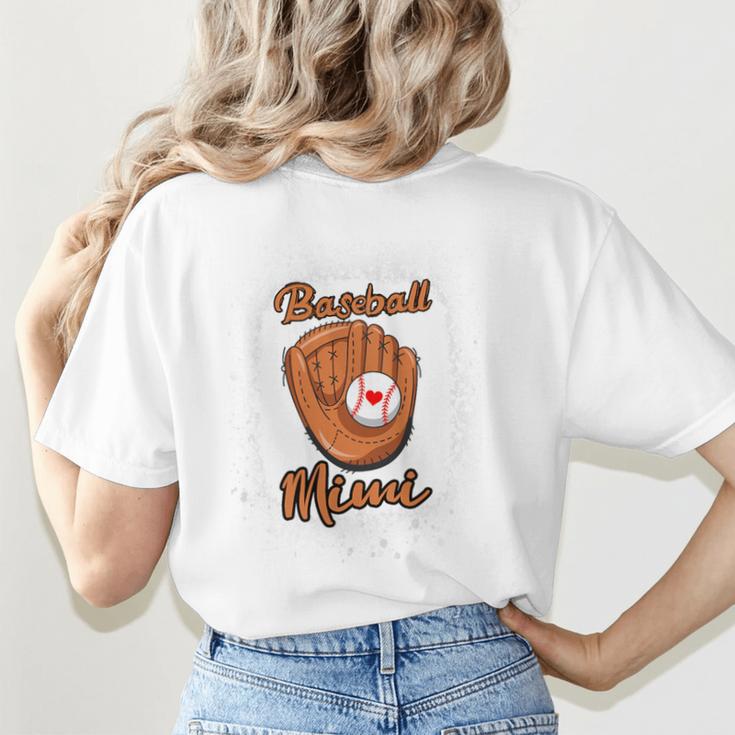 Women Baseball Mom Shirt Baseball Season Shirt Mothers Day Women's T-Shirt Back Print
