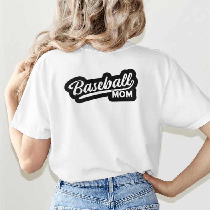 Women's Baseball Softball Baseball Mom Baseball Women's T-Shirt Back Print Women's Baseball Softball Baseball Mom Baseball Women's T-Shirt Back Print
