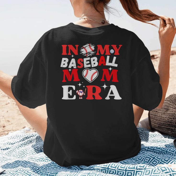 In My Baseball Mom Era Endless Memories Stylish Tribute Women's T-Shirt Back Print In My Baseball Mom Era Endless Memories Stylish Tribute Women's T-Shirt Back Print
