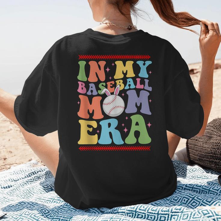 In My Baseball Mom Era Tee Bunny Ears Rabbit Baseball Women's T-Shirt Back Print In My Baseball Mom Era Tee Bunny Ears Rabbit Baseball Women's T-Shirt Back Print