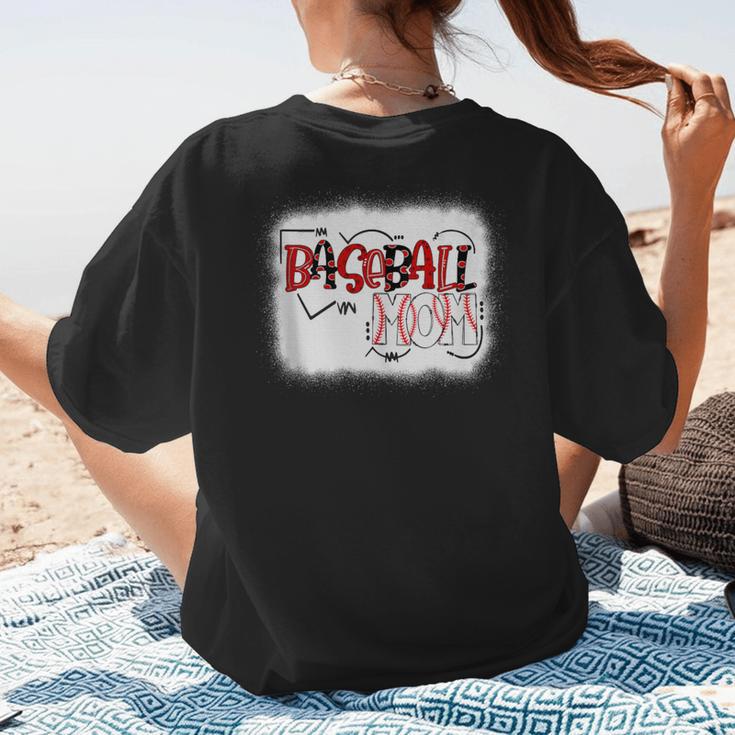 Baseball Mom Mommy Baseball Player Women's T-Shirt Back Print Baseball Mom Mommy Baseball Player Women's T-Shirt Back Print