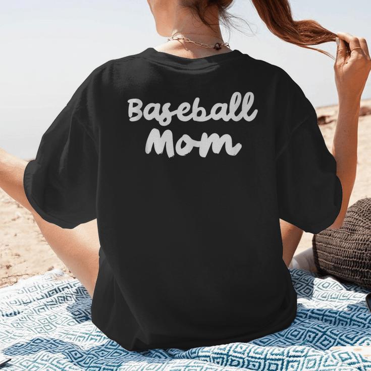 Baseball Mom Retro Women's T-Shirt Back Print Baseball Mom Retro Women's T-Shirt Back Print