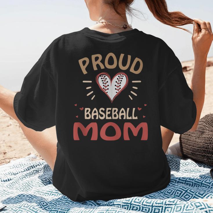Baseball Moms Mother Kids Girls Boys School Game Women's T-Shirt Back Print Baseball Moms Mother Kids Girls Boys School Game Women's T-Shirt Back Print