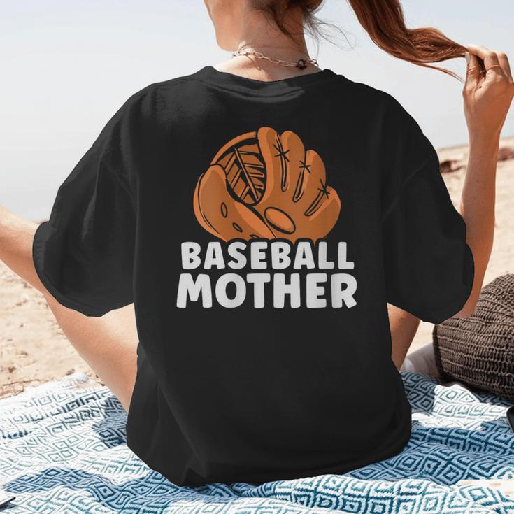 Baseball Mother Lover Baseballer Player Match Baseball Mom Women's T-Shirt Back Print Baseball Mother Lover Baseballer Player Match Baseball Mom Women's T-Shirt Back Print