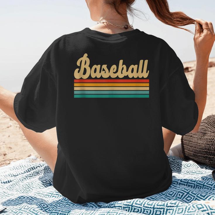 Baseball Player Sports Baseball Mom Baseball Coach Women's T-Shirt Back Print