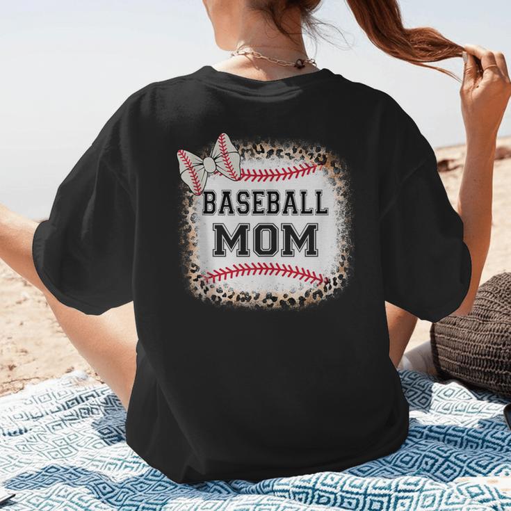 Baseball-Shirt Women Girls Mama Baseball Mom Women's T-Shirt Back Print