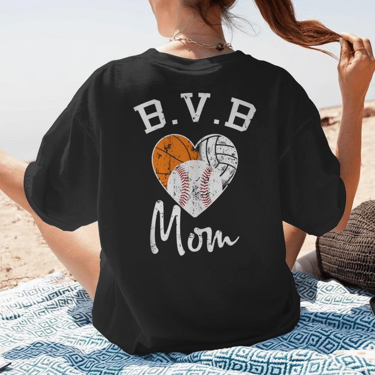 Basketball Volleyball Baseball Mom For Women Women's T-Shirt Back Print