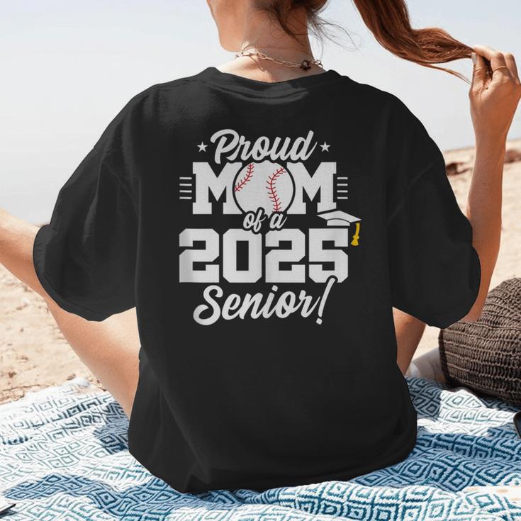 Class Of 2025 Senior Year Baseball Mom Senior 2025 Women's T-Shirt Back Print Class Of 2025 Senior Year Baseball Mom Senior 2025 Women's T-Shirt Back Print