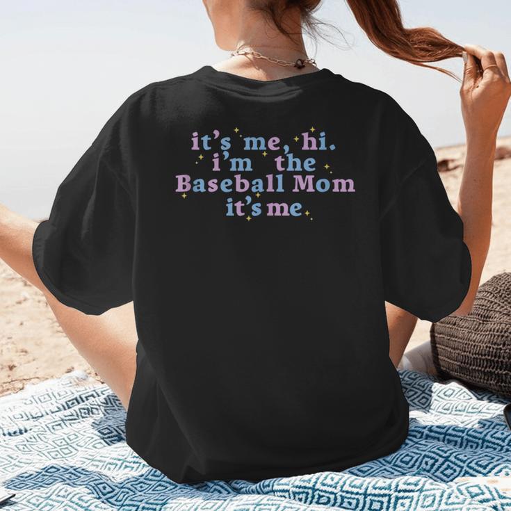 It's Me Hi I'm The Baseball Mom It's Me For Women Women's T-Shirt Back Print It's Me Hi I'm The Baseball Mom It's Me For Women Women's T-Shirt Back Print
