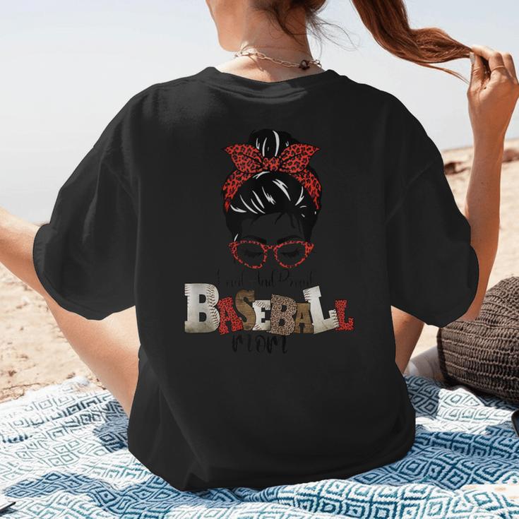 Loud And Proud Baseball Mom Women's T-Shirt Back Print