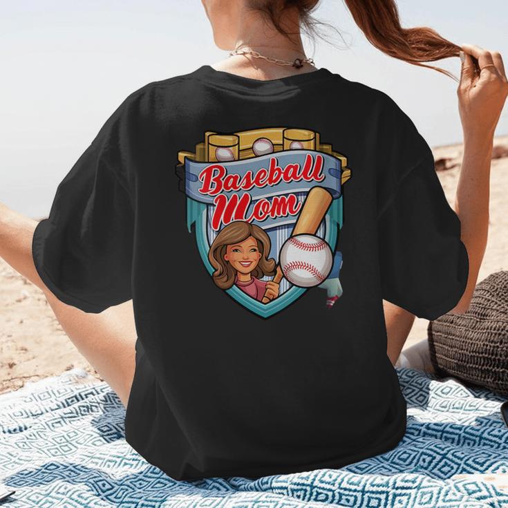 Womens Baseball Mom Mama Mother's In My Baseball Mom Era Women's T-Shirt Back Print Womens Baseball Mom Mama Mother's In My Baseball Mom Era Women's T-Shirt Back Print
