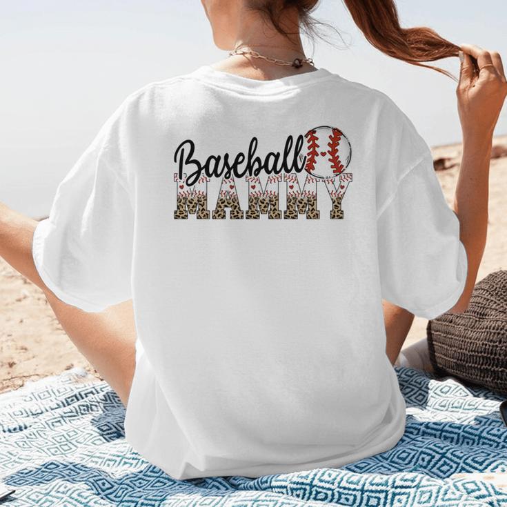 Baseball Mammy Women BallPark Mammy Baseball Mom Women's T-Shirt Back Print Baseball Mammy Women BallPark Mammy Baseball Mom Women's T-Shirt Back Print