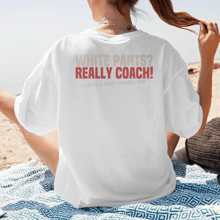 Baseball Mom Mama Baseball Lover Premium Women's T-Shirt Back Print