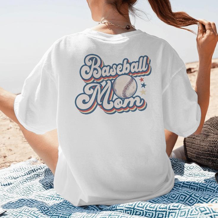 Baseball Mom Squad Women's T-Shirt Back Print