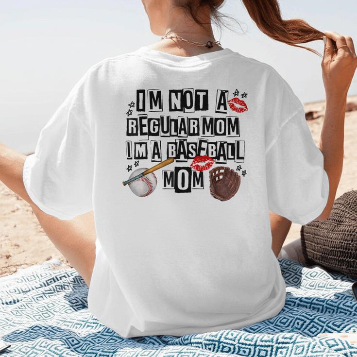 I'm Not A Regular Mom I'm A Baseball Mom Mother's Day Women's T-Shirt Back Print I'm Not A Regular Mom I'm A Baseball Mom Mother's Day Women's T-Shirt Back Print