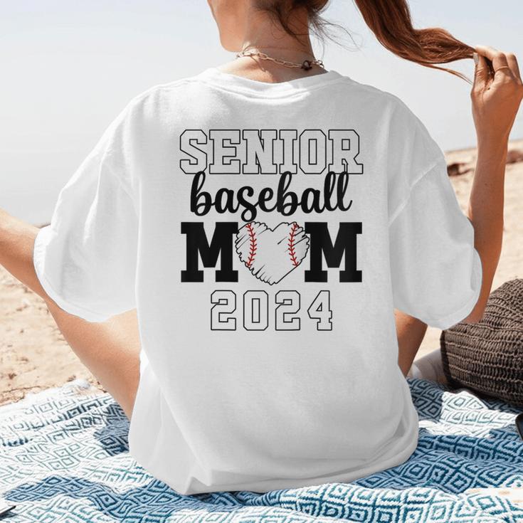 Senior Baseball Mom Class Of 2024 Senior Mom Game Day Raglan Baseball Tee Women's T-Shirt Back Print Senior Baseball Mom Class Of 2024 Senior Mom Game Day Raglan Baseball Tee Women's T-Shirt Back Print