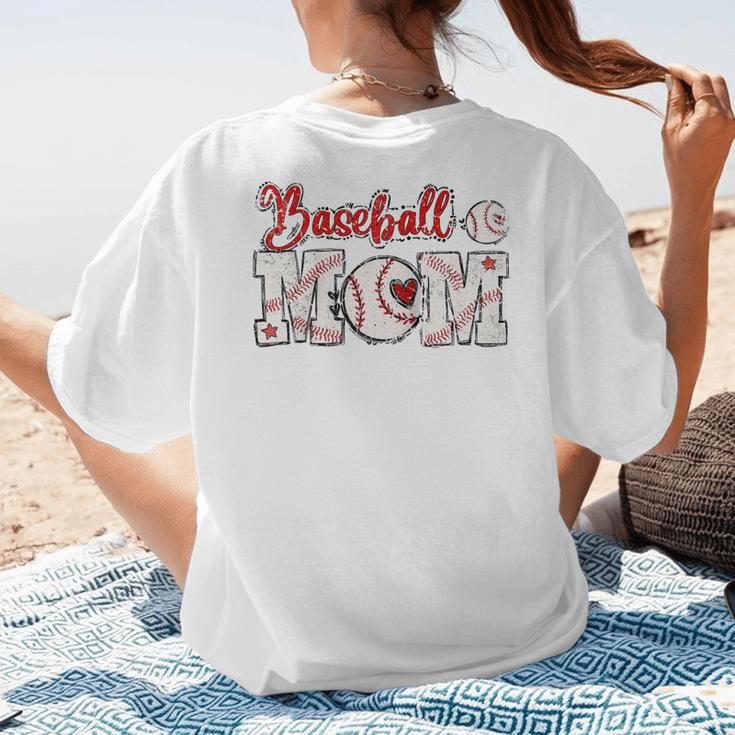 Vintage Baseball Mom Sport Humor Raglan Baseball Tee Women's T-Shirt Back Print Vintage Baseball Mom Sport Humor Raglan Baseball Tee Women's T-Shirt Back Print