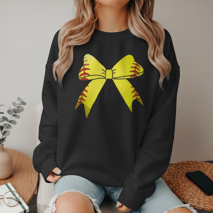 Baseball Bow Baseball Mom Women Baseball Mama Women Crewneck Sweatshirt Baseball Bow Baseball Mom Women Baseball Mama Women Crewneck Sweatshirt
