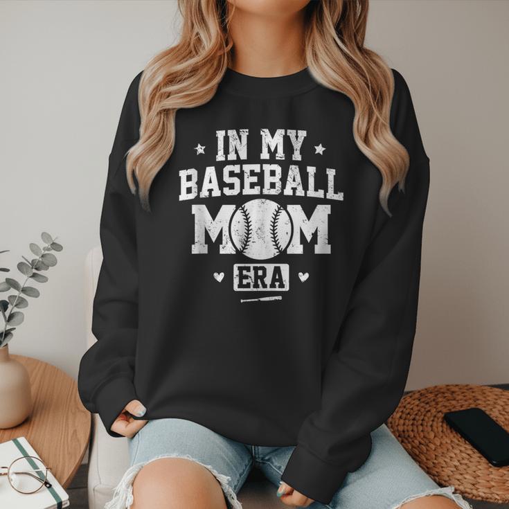 In My Baseball Mom Era Cool Mommy Women Crewneck Sweatshirt In My Baseball Mom Era Cool Mommy Women Crewneck Sweatshirt