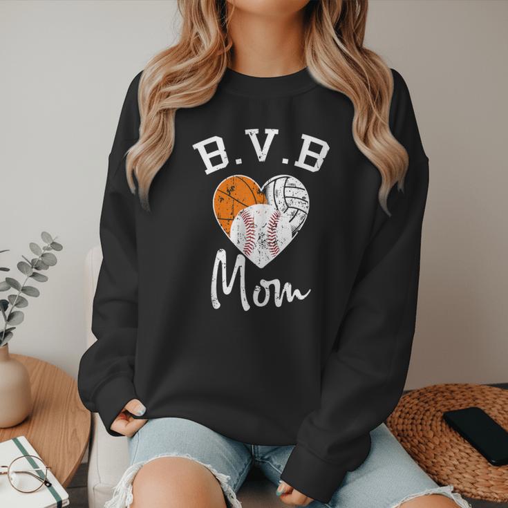Basketball Volleyball Baseball Mom For Women Women Crewneck Sweatshirt
