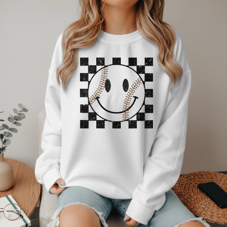 Baseball Game Day Baseball Mom Women Crewneck Sweatshirt Baseball Game Day Baseball Mom Women Crewneck Sweatshirt