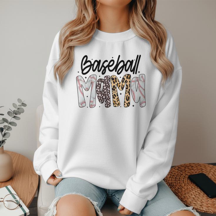 Baseball Mama Coquette Mother's Day Baseball Mom Vintage Women Crewneck Sweatshirt Baseball Mama Coquette Mother's Day Baseball Mom Vintage Women Crewneck Sweatshirt