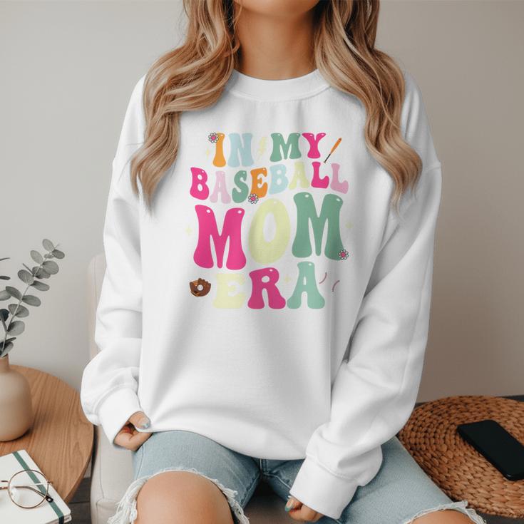 In My Baseball Mom Era Baseball Mama Premium Women Crewneck Sweatshirt In My Baseball Mom Era Baseball Mama Premium Women Crewneck Sweatshirt