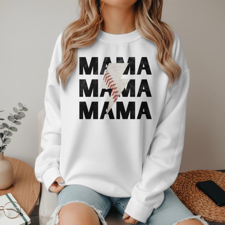 Baseball Mom Game Day Baseball Season Gameday Sports Mama Women Crewneck Sweatshirt Baseball Mom Game Day Baseball Season Gameday Sports Mama Women Crewneck Sweatshirt