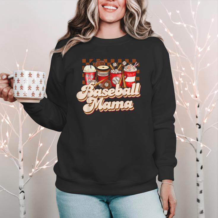 Baseball Mama Coffee Game Day Vibes Baseball Mom Women Crewneck Sweatshirt Baseball Mama Coffee Game Day Vibes Baseball Mom Women Crewneck Sweatshirt