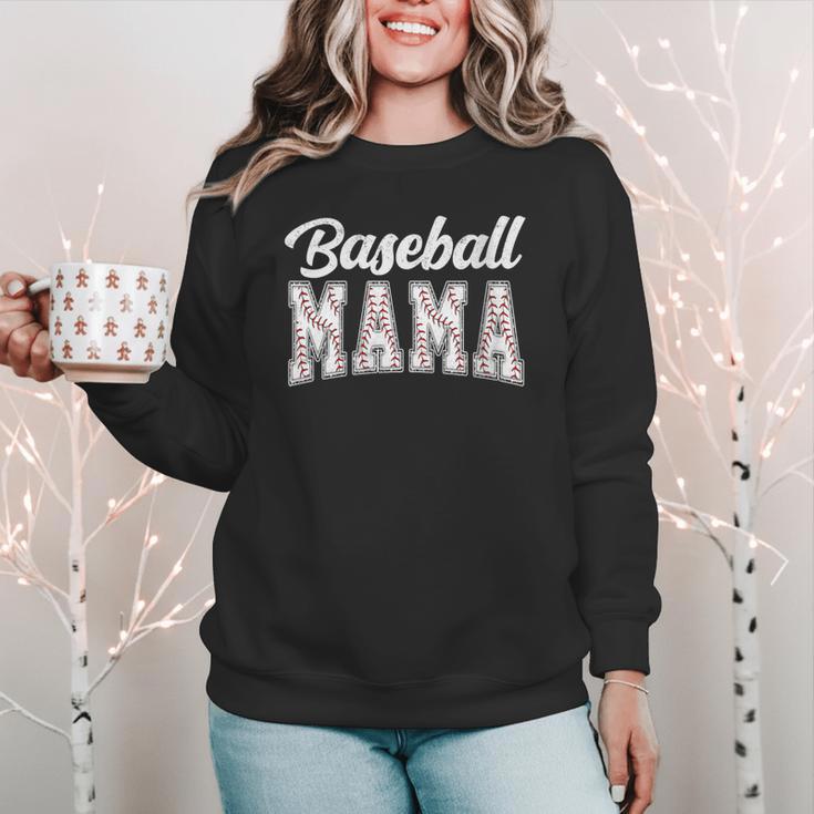 Baseball Mama Baseball Mom Women Proud Retro Women Crewneck Sweatshirt Baseball Mama Baseball Mom Women Proud Retro Women Crewneck Sweatshirt