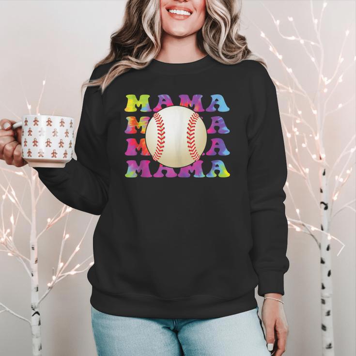 Baseball Mama Sport Women Proud Baseball Mom Women Crewneck Sweatshirt