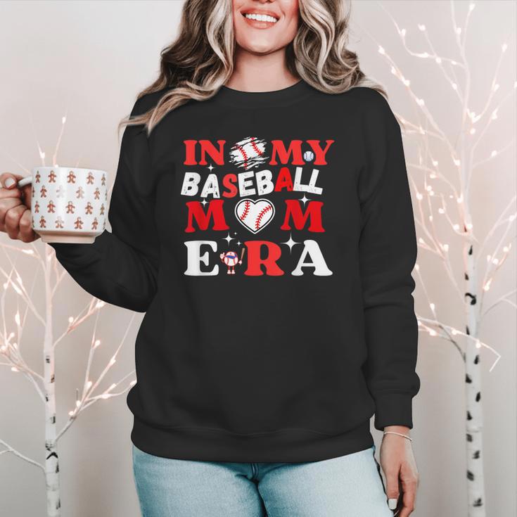 In My Baseball Mom Era Endless Memories Stylish Tribute Women Crewneck Sweatshirt