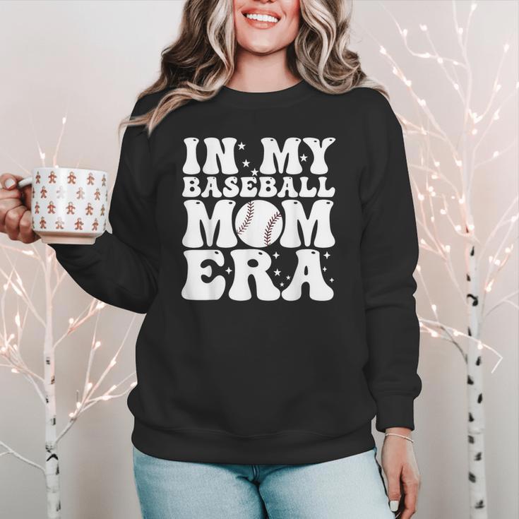 In My Baseball Mom Era Baseball Mama Mother's Day Women Crewneck Sweatshirt