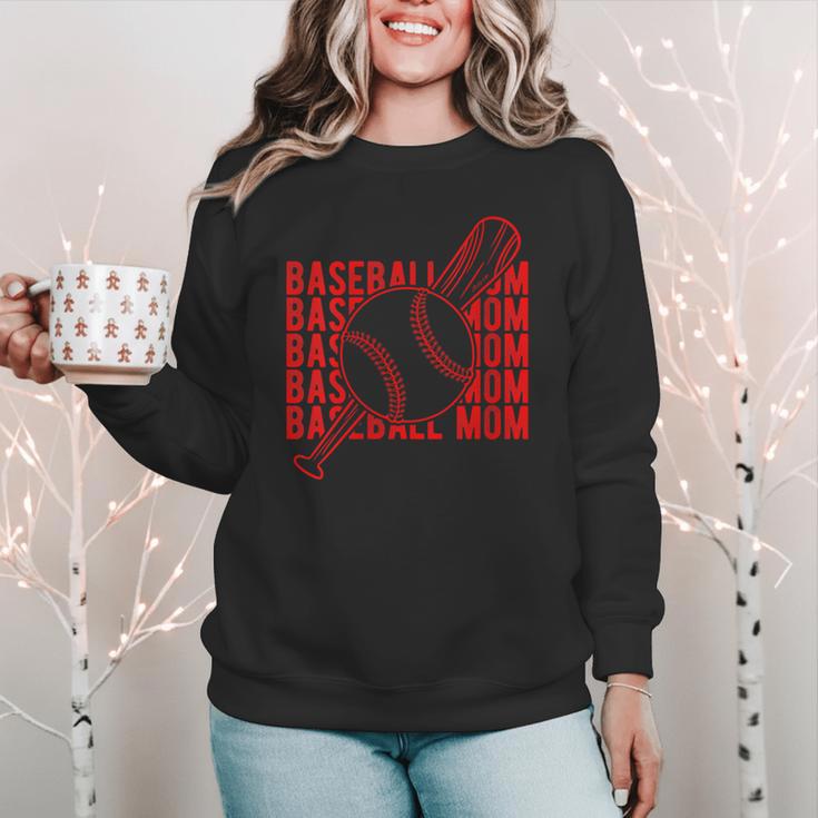 Baseball Mom Homerun Best Mom Sport Player Women Crewneck Sweatshirt Baseball Mom Homerun Best Mom Sport Player Women Crewneck Sweatshirt