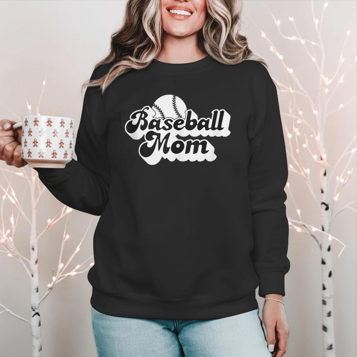 Baseball Mom Vintage Team Swag Women Crewneck Sweatshirt Baseball Mom Vintage Team Swag Women Crewneck Sweatshirt