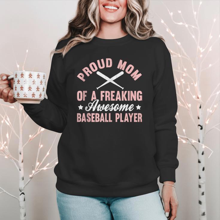Baseball Player Pitcher Catcher Baseball Mom Mother Women Crewneck Sweatshirt Baseball Player Pitcher Catcher Baseball Mom Mother Women Crewneck Sweatshirt
