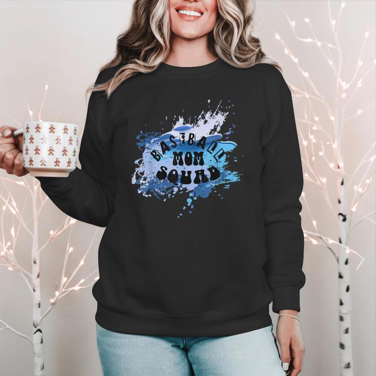 Baseball Sons Baseball Moms Squad Women Crewneck Sweatshirt Baseball Sons Baseball Moms Squad Women Crewneck Sweatshirt