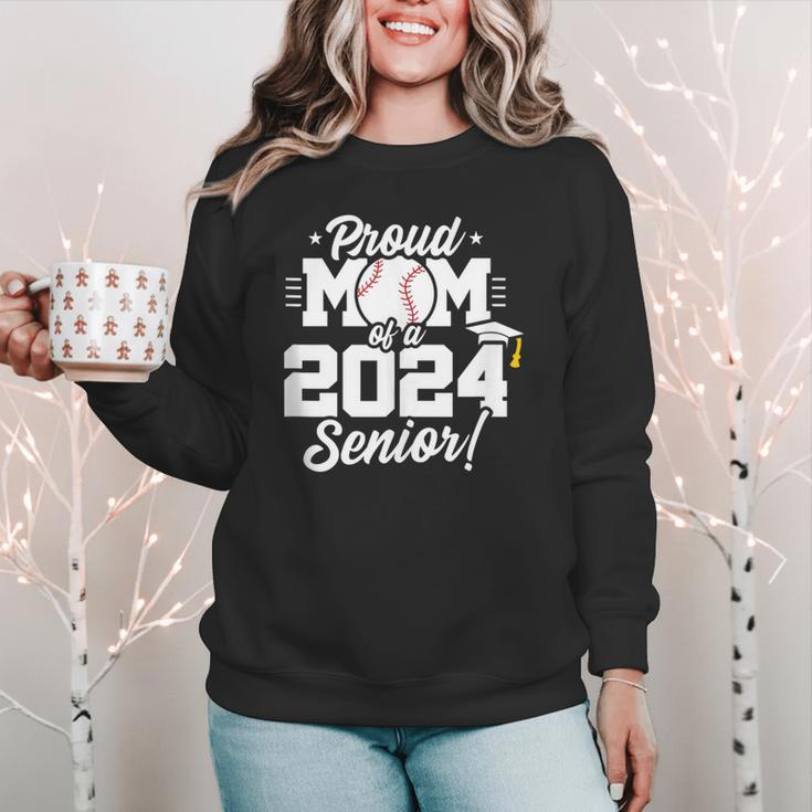 Class Of 2024 Senior Year Baseball Mom Senior 2024 Women Crewneck Sweatshirt Class Of 2024 Senior Year Baseball Mom Senior 2024 Women Crewneck Sweatshirt