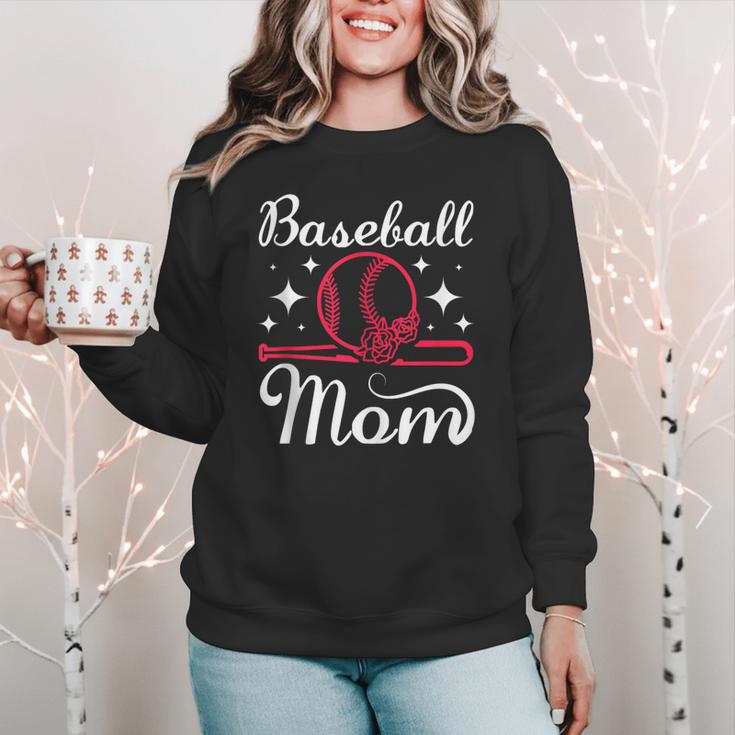 Mommy Baseball Mom Women Crewneck Sweatshirt Mommy Baseball Mom Women Crewneck Sweatshirt
