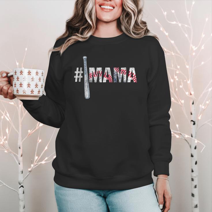 Number One Baseball Mom For Mothers Day Baseball Mama Women Crewneck Sweatshirt Number One Baseball Mom For Mothers Day Baseball Mama Women Crewneck Sweatshirt
