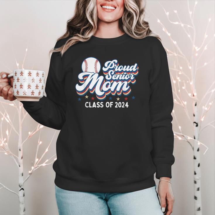 Proud Senior Mom Class Of 2024 Baseball Mom Graduate School Women Crewneck Sweatshirt Proud Senior Mom Class Of 2024 Baseball Mom Graduate School Women Crewneck Sweatshirt