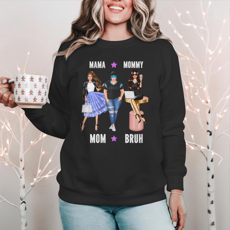 Sassy Baseball Mom Sassy Classy Elegant Women Crewneck Sweatshirt