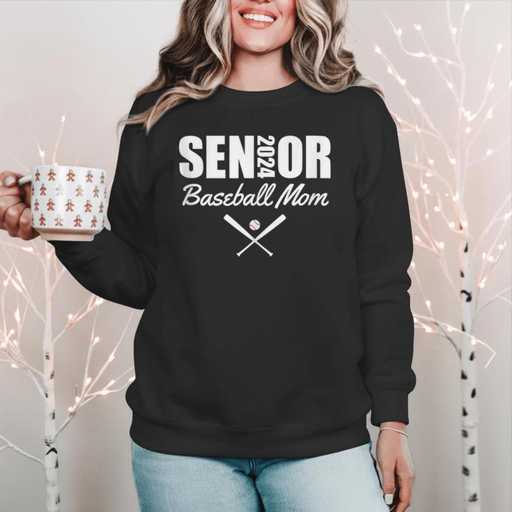 Senior Baseball Mom 2024 Team Parent Helper Class Of 2024 Women Crewneck Sweatshirt Senior Baseball Mom 2024 Team Parent Helper Class Of 2024 Women Crewneck Sweatshirt